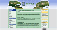 Desktop Screenshot of breziny.sk